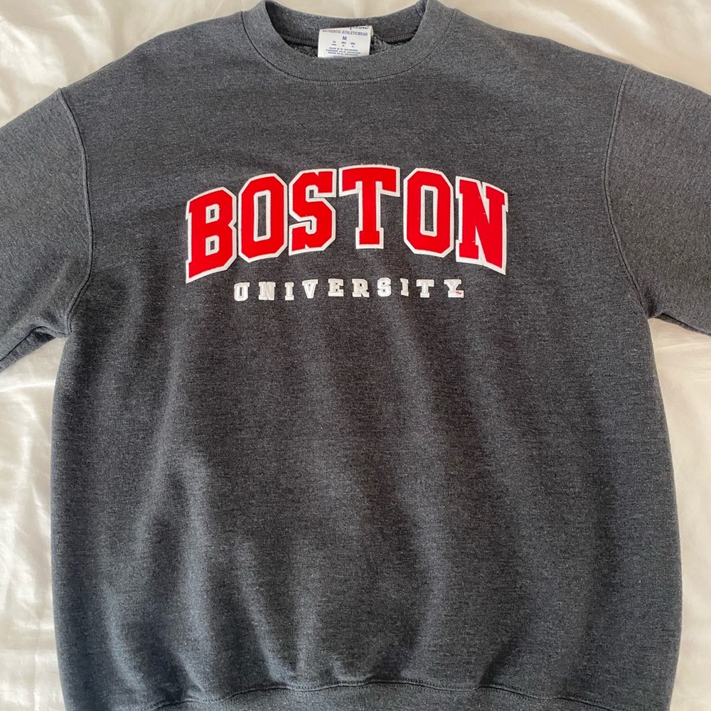 Boston university Champion crew neck sweatshirt